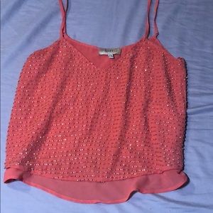 Beaded tank top